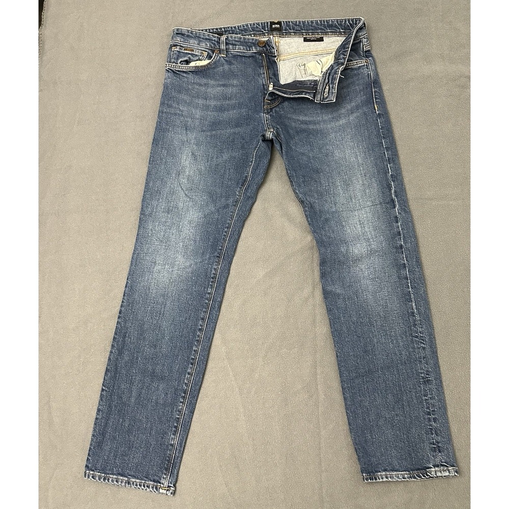 Men's Hugo Boss Candiani Italian Stretch Fabric 5 Pocket Jeans 34x29